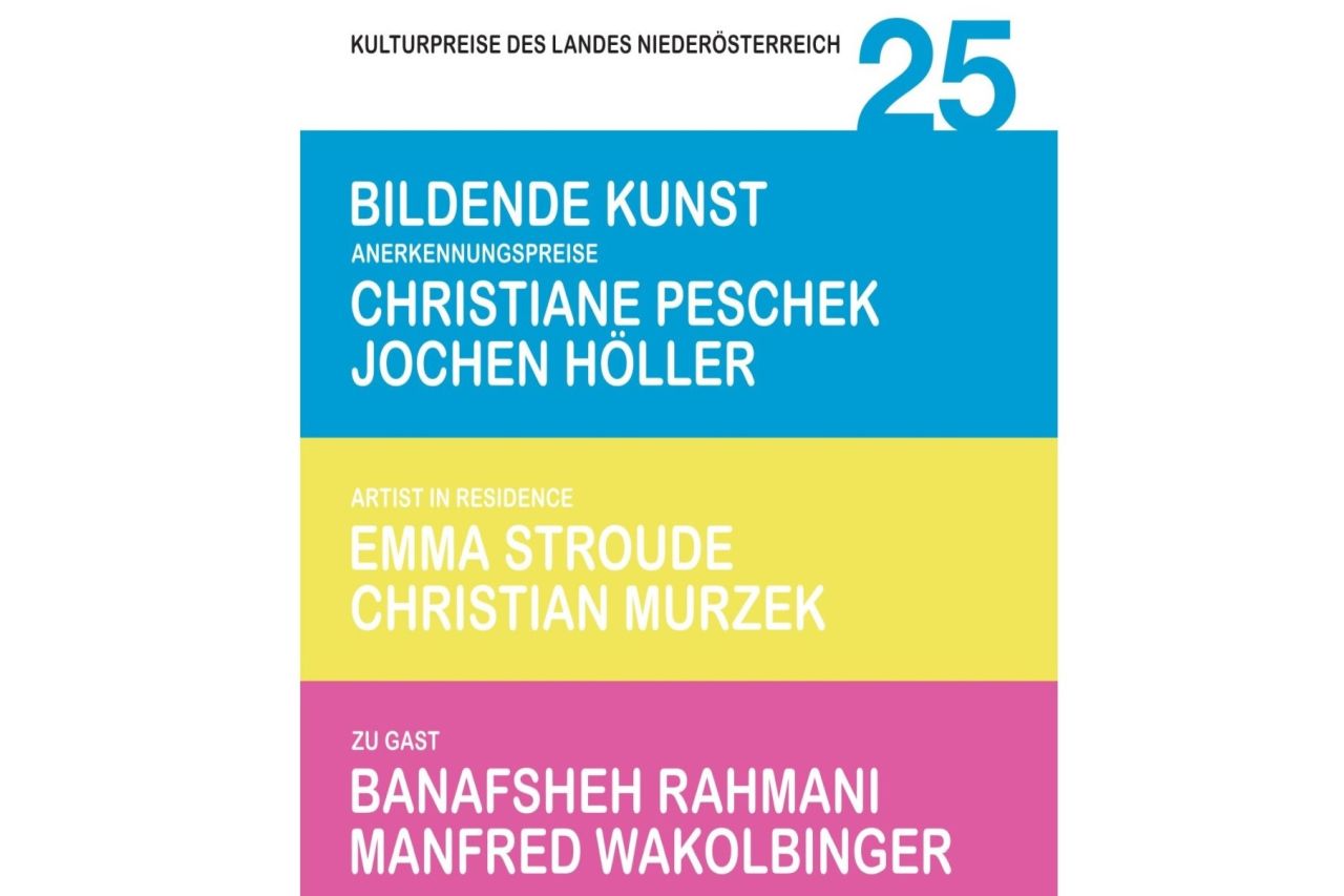 Kulturpreise des Landes Niederösterreich 2025, Sujet (© DOK Niederösterreich, Landesverband der NÖ Kunstvereine)